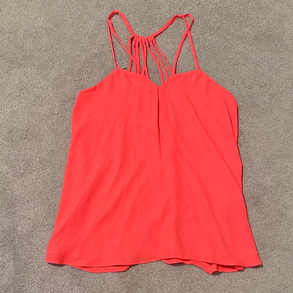Express Vibrant Coral Camisole Top